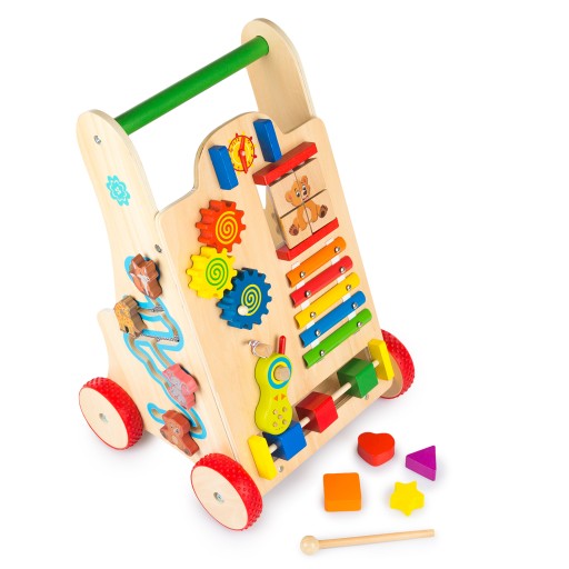 KINDERPLAY DREWNIANY CHODZIK PCHACZ SORTER
